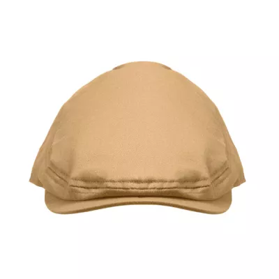 Czapka kaszkiet z bawełny twill 235 g/m² FLAT PEAK - Khaki (MO2850-39)