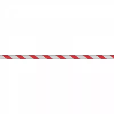 Słomki do napojów tekturowe 10 szt. LINA - czerwony (8119105)