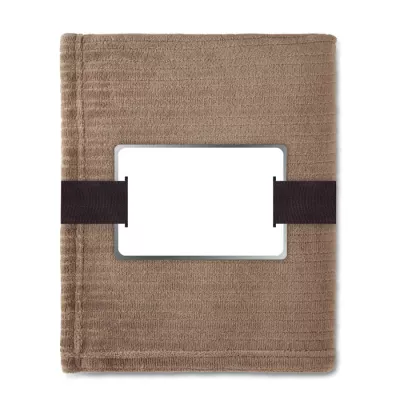 Koc polarowy 125x150 cm 240 g/m² CAP CODE - Khaki (MO7246-39)