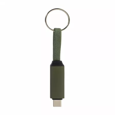 Keycab přívěsek na klíče 60W kabel USB-C - ciemno zielony (AP864151-07A)