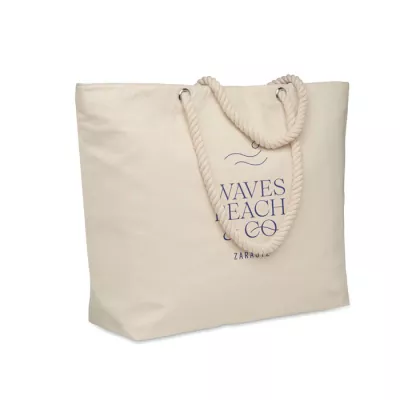 Torba plażowa chłodząca z bawełny 220 g/m² HEAVEN - Bezowy (MO2127-13)