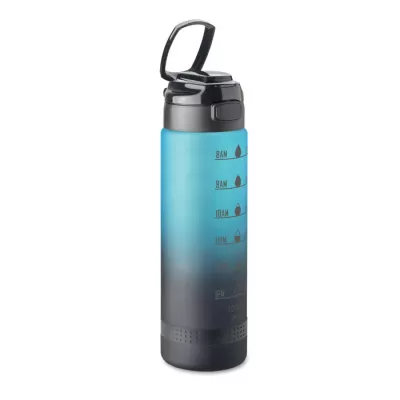 Butelka sportowa z RPET 1000 ml LEVEL - Turkusowy (MO2409-12)