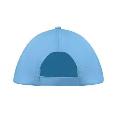 Czapka z daszkiem 5-panelowa z bawełny 160 g/m² BUZZ - Baby Blue (MO1447-66)