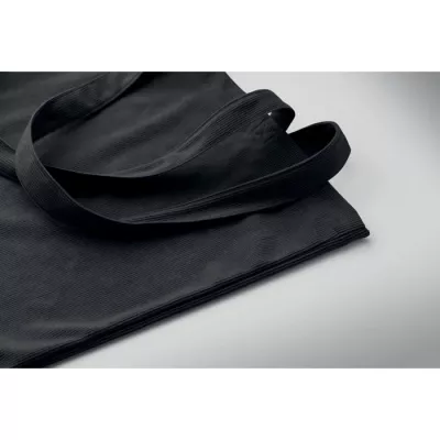 Torba sztruksowa z długimi uchwytami 220 g/m² CORDY B - Czarny (MO2874-03)