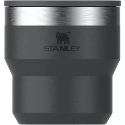 Termoizolowany kubek kempingowy Stanley Stay Hot 295 ml ze stali nierdzewnej, umożliwiający wkładanie kubków jeden w drugi - Czarny (10097390)