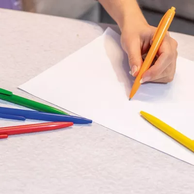 Długopis plastikowy SHIRLEY - niebieski (1261804)