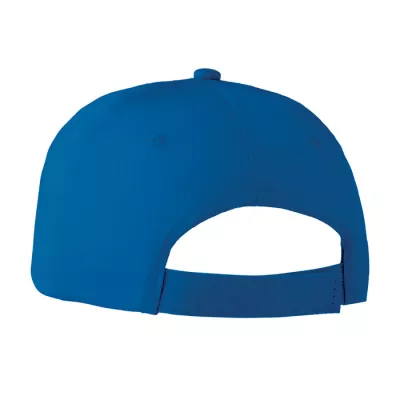 Czapka z daszkiem bawełniana 160 g/m² BASIE APOLLO - Niebieski (MO8834-37)