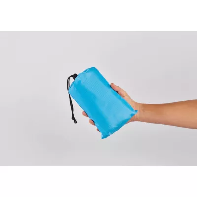 Mata plażowa duża z poliestru 200x210 cm NOSAND - Turkusowy (MO2882-12)