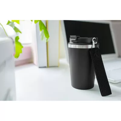 Kubek termiczny 350 ml | Nairod - czarny (VA057-03)