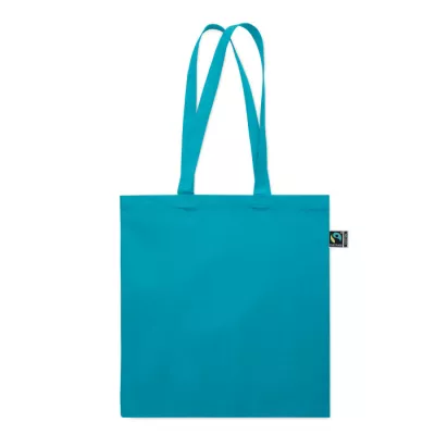 Torba Fairtrade z klinem 180 g/m² OSOLE++ COLOUR - Turkusowy (MO2590-12)