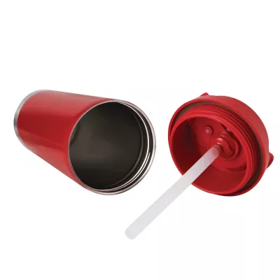 Butelka termiczna z podwójną izolacją - czerwony (56-0304744)