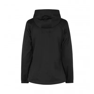 Kurtka damska ID softshell z kapturem 0837 185 g/m² - Black (0837-BLACK)