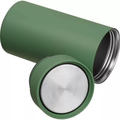 Kubek termiczny stalowy z recyklingu LE PORT MoLu 360 ml - oliwkowy (535319)
