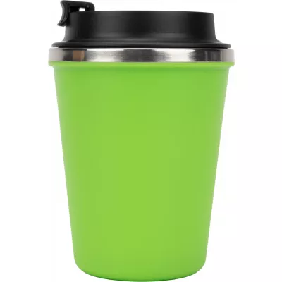 Kubek termiczny 350 ml z powłoką z recyklingu METODY - jasnozielony (8496229)