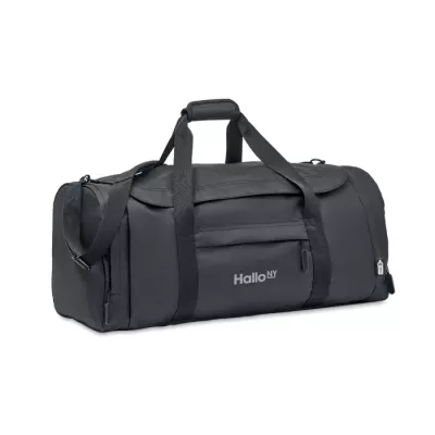 Torba sportowa duża z RPET 300D VALLEY DUFFLE - Czarny (MO2053-03)