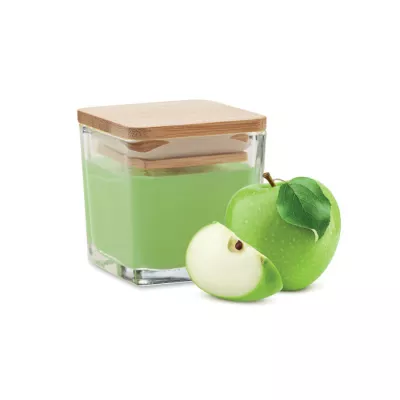 Świeca zapachowa z wosku roślinnego 50 g PILA - Limonka (MO2235-48)