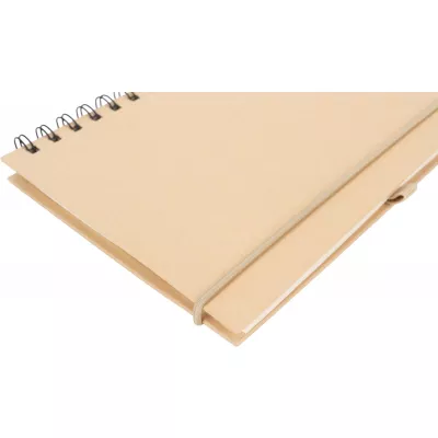 Notes A5 w linie z papieru z recyklingu SILKEBORG - beżowy (321713)