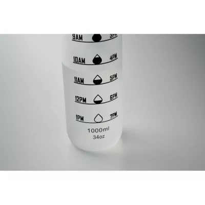 Butelka sportowa RPET 1000 ml ISFORDEN MARK - Przezroczysty Bialy (MO2672-26)