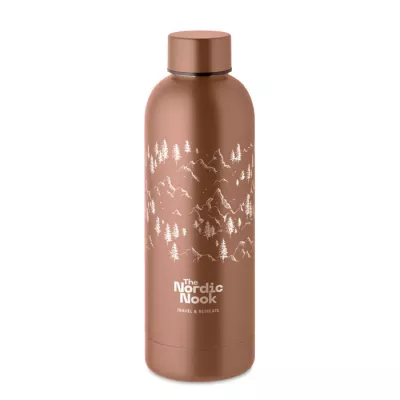 Butelka termiczna ze stali z recyklingu 500 ml ATHENA - Miedziany (MO6750-90)