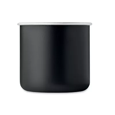 Kubek ze stali z recyklingu 300 ml CARIBU - Czarny (MO2226-03)