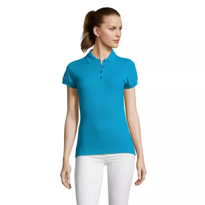 Koszulka polo damska piqué 170 g/m² Sol's PASSION - Aqua (S11338-AQ)