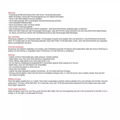 Zapalniczka jednorazowa KLEOPATRA - żółty (9110708)