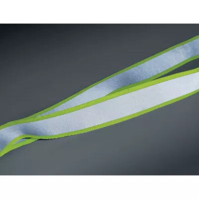 Smycz odblaskowa z RPET z karabińczykiem 25 mm TOSEE - Fluorescencyjny Zólty (MO2825-70)