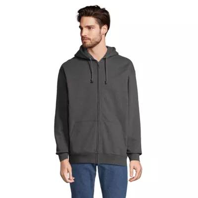 Bluza rozpinana z kapturem Sol's CARTER - Charcoal Melange (S03812-CE)