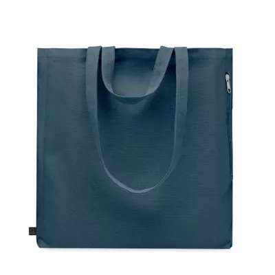 Torba na zakupy z recyklingu 380 g/m² GAVE COLOUR - Niebieski (MO2565-04)