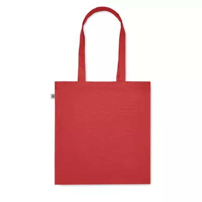 Torba z bawełny organicznej 220 g/m² BENTE COLOUR - Czerwony (MO2197-05)