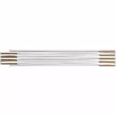 Drewniana składana miarka SVENJA - biały (9532406)