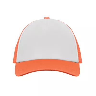 Czapka trucker 5-panelowa 150 g/m² BUBBLE - Fluorescencyjny Pomaranczowy (MO2269-71)