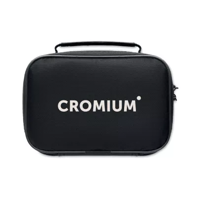 Zestaw do gry w bule w etui z poliestru OTHO - Czarny (MO8633-03)