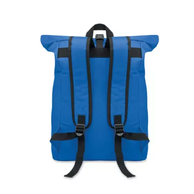 Plecak rolltop na laptop 15" z poliestru 600D IREA - Niebieski (MO2170-37)