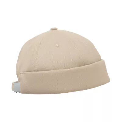 Czapka docker ze szczotkowanej bawełny 260 g/m² DOCK - Bezowy (MO2923-13)