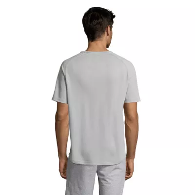 Koszulka sportowa męska raglan 140 g/m² Sol's SPORTY - Pure Grey (S11939-PG)