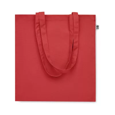 Torba z bawełny organicznej 220 g/m² BENTE COLOUR - Czerwony (MO2197-05)