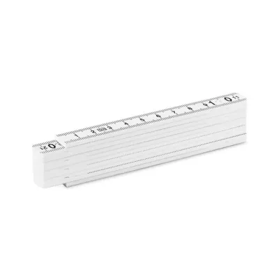 Miarka składana stolarska 1 m METER - Bialy (MO9591-06)