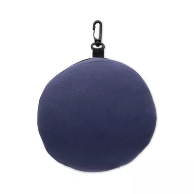 Poduszka podróżna 2 w 1 z maską na oczy SOFT NUIT - Niebieski (MO2907-04)