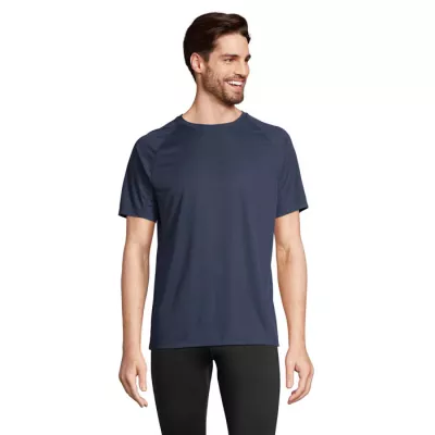 Koszulka sportowa unisex z recyklingu Sol's VORTEX - French Navy (S04787-FN)