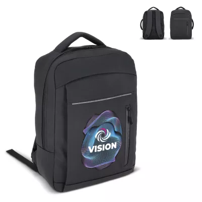 Plecak na laptopa PU Osaka 30 x 14 x 42 cm 15 l - czarny (LT95340-N0002)