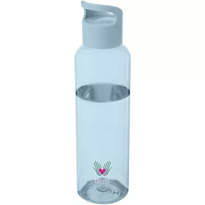Sky butelka na wodę o pojemności 650 ml z tworzyw sztucznych pochodzących z recyklingu - Cloud Blue (10077791)