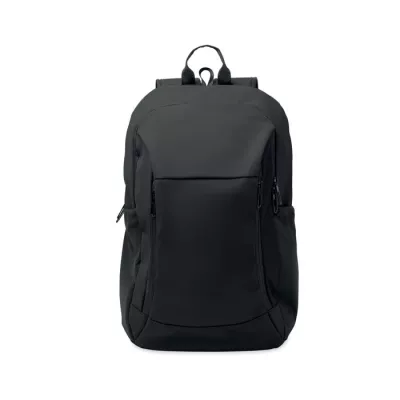 Plecak na laptop 15" z PU z ukrytą komorą KOROVIN - Czarny (MO2684-03)