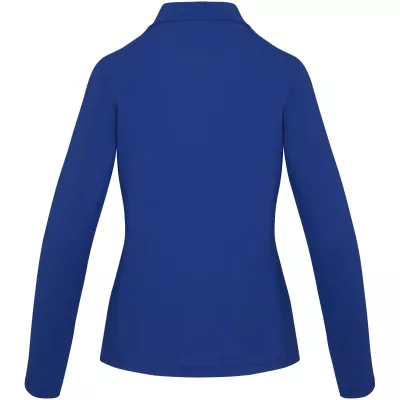 Damskie polo Oakville z długim rękawem - Niebieski (38087-BLUE)
