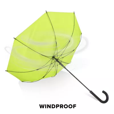Verdure 190T Pongee 23""Wiatroodporny parasol zuchwytem, automatyczny - jasnozielony (LT97119-N0032)