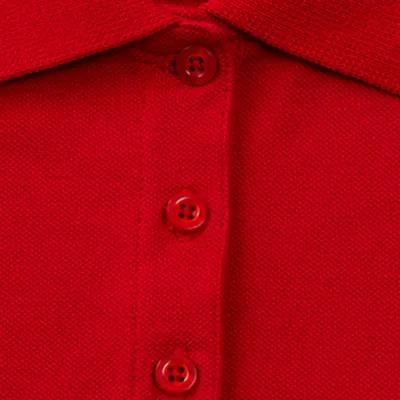Polo damskie z piki 200 g/m² Sol's PASADENA WOMEN - Rojo/Blanco (S00578-RE)
