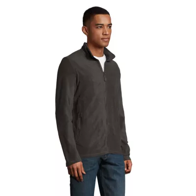 Bluza polarowa męska na zamek 220 g/m² Sol's NORMAN - Szarość Węgla Drzewnego (S02093-CR)