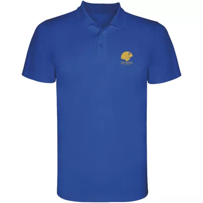 Dziecięca sportowa koszulka polo z poliestru 150 g/m² ROLY MONZHA  - Błękit królewski (K0404-ROYAL)