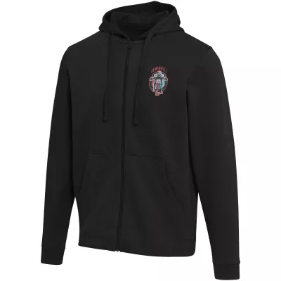Jasper bluza unisex z kapturem z materiału organicznego pochodzącego z recyklingu z certyfikatem OCS, o gramaturze 280 g/m² - Czarny (39666-BLACK)