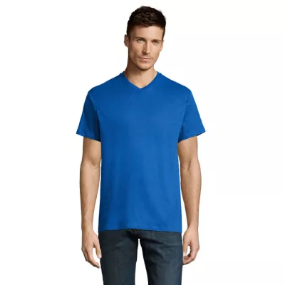 Koszulka męska V-neck 150 g/m² Sol's VICTORY - Niebieski (S11150-RB)